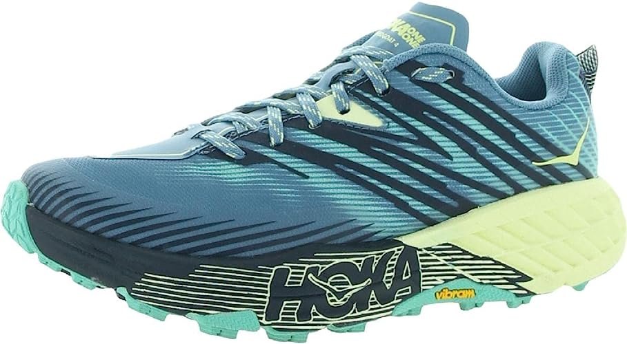 HOKA ONE ONE Womens Speedgoat 4 Textile Synthetic Trainers blue