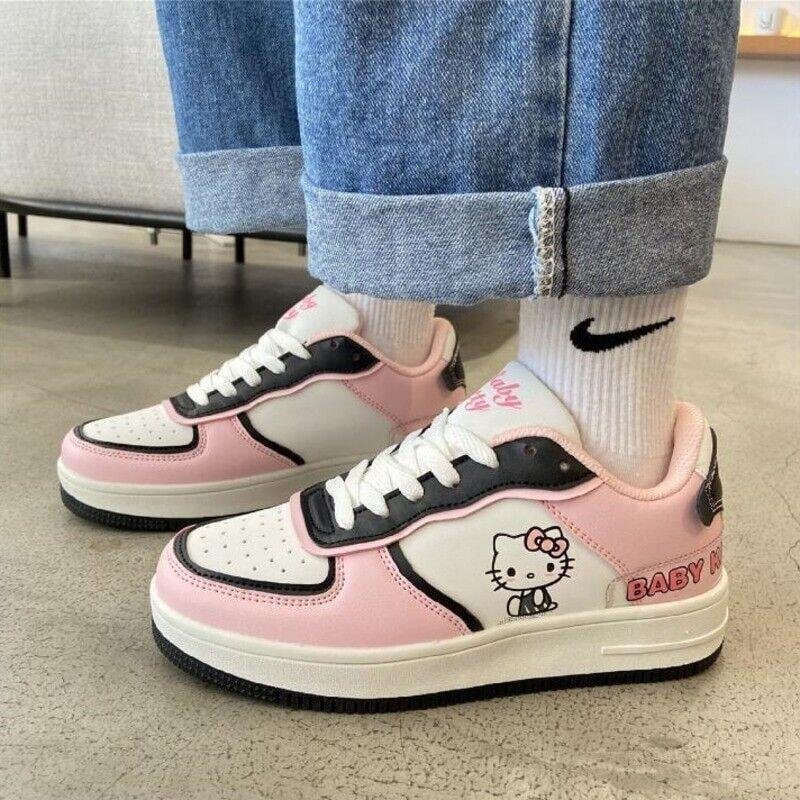Hello Kitty Casual Sport Women Shoes Pink
