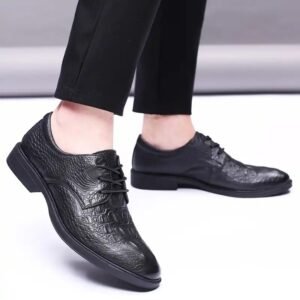 Heightened Breathable Business Formal Casual Leather Shoes